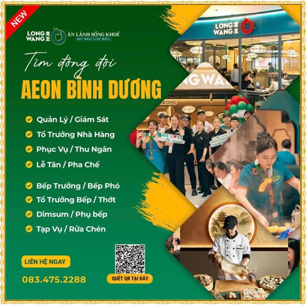 Tuyển dụng Việc làm tại KCN Đại Đăng Bình Dương lương cao cập nhật mới ngày 30 tháng 09 năm 2026