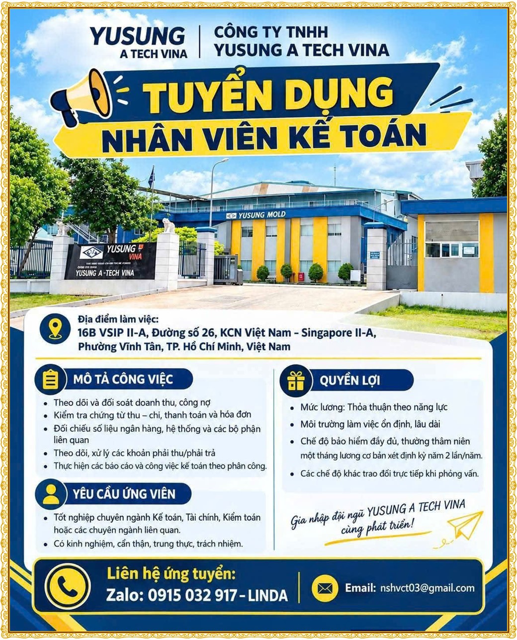 Tuyển dụng Việc làm tại KCN Mỹ Phước Bình Dương lương cao cập nhật mới ngày 30 tháng 10 năm 2026